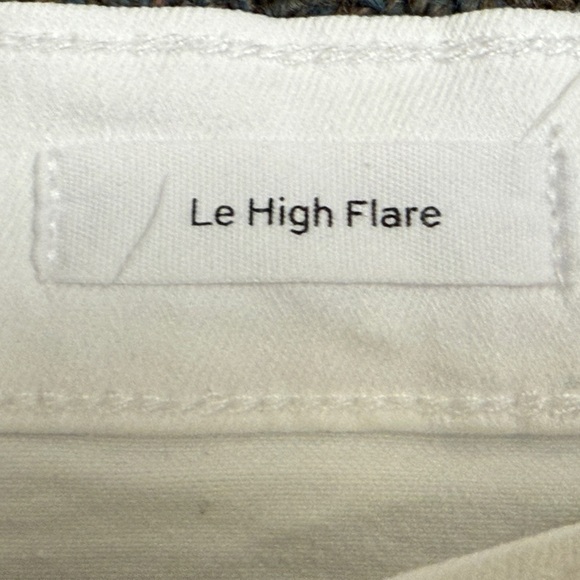 FRAME Denim -Le High Flare Jeans, White,  Women’s Size 32 - Picture 5 of 14